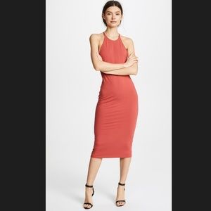 T by Alexander Wang Jersey stretchy T back dress